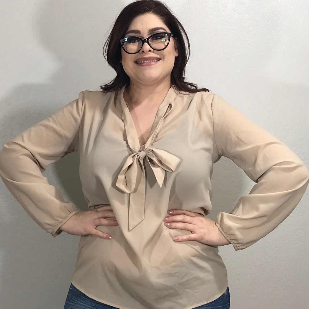 Love Culture Tan Blouse